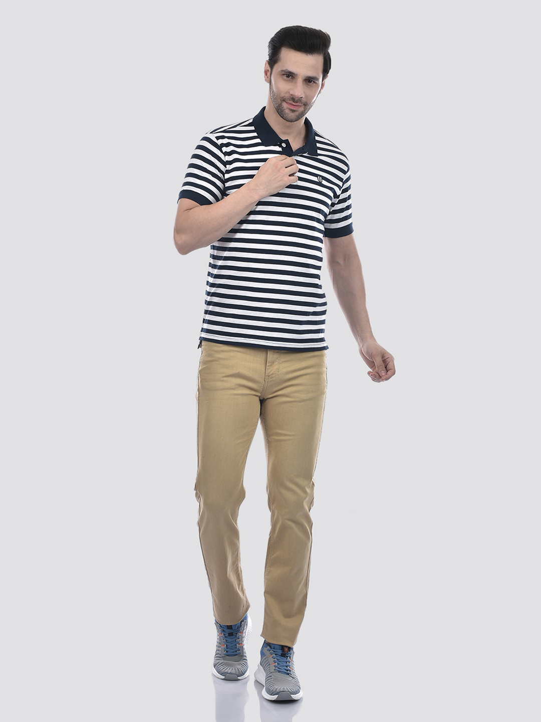 Numero Uno Men Beige Slim Fit Sustainable Jeans